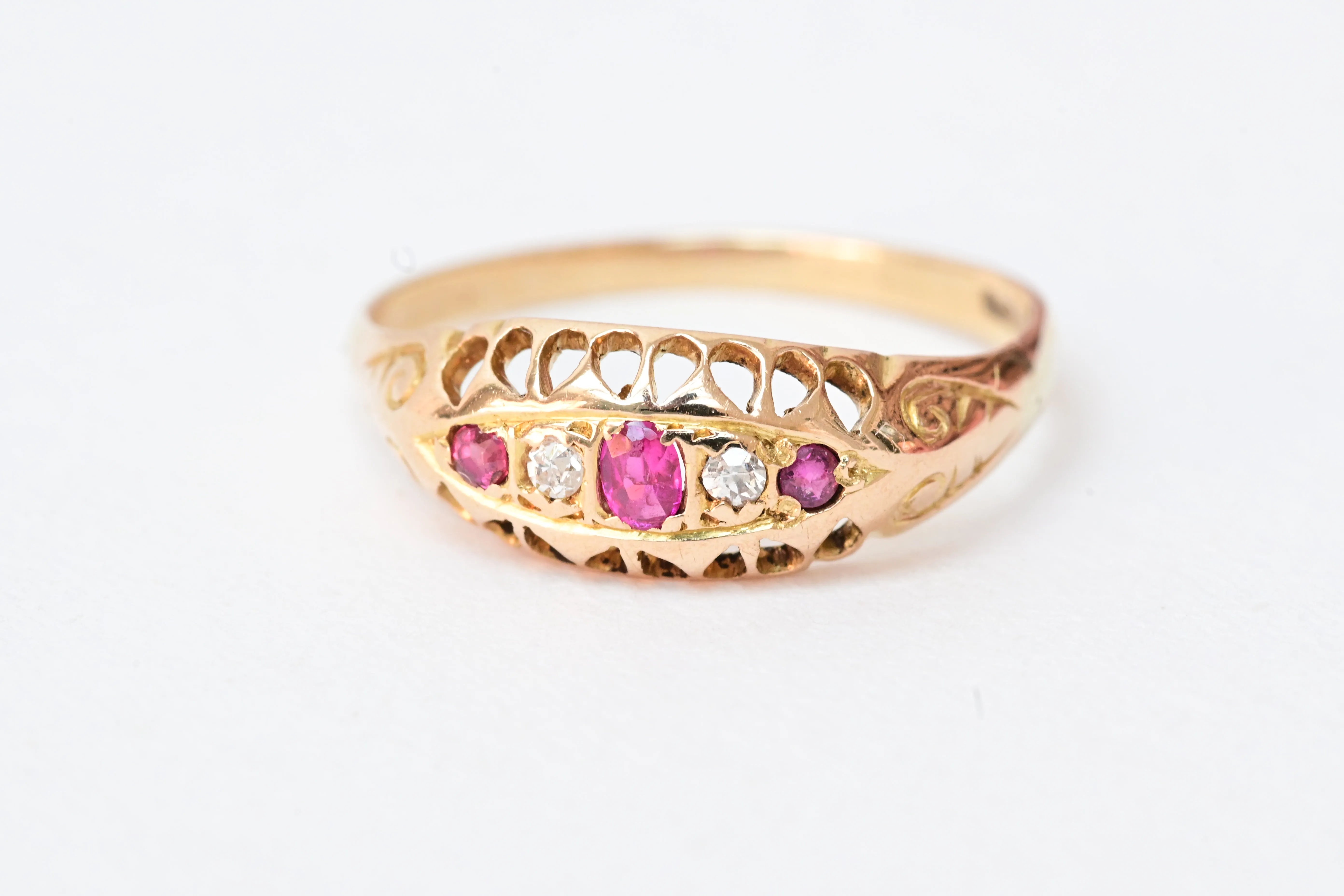 Antique Ruby and Diamond Ring