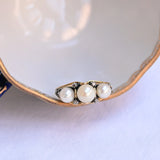 Jugendstil-Perlenring