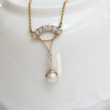 Vintage-Fantasie-Gliederkette aus Diamanten.