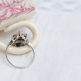 Vintage 50s Ring with Diamonds and Rubies