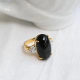 Mid 20th century Black Indian Star ring