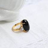 Mid 20th century Black Indian Star ring