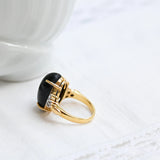 Mid 20th century Black Indian Star ring