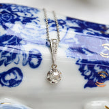 Art deco pendant necklace