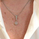 Art deco pendant necklace