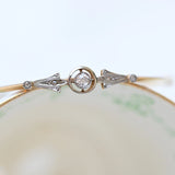 Art deco rigid bracelet