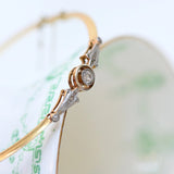 Art deco rigid bracelet