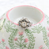 Modernistischer Diamantring