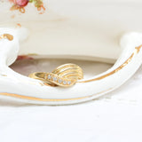 Anillo Vintage de Oro con Diamantes