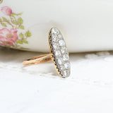 Navette-Diamantring