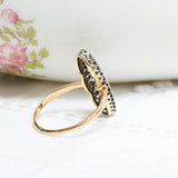 Navette-Diamantring