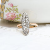 Navette-Diamantring