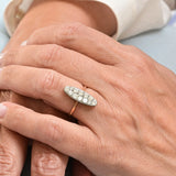 Navette-Diamantring