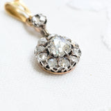 Art nouveau diamond necklace