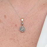 Art nouveau diamond necklace