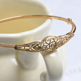 Art deco bangle bracelet