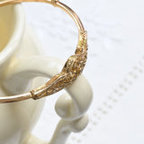 Art deco bangle bracelet