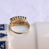Vintage sapphire and diamonds