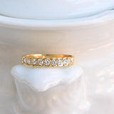 Vintage diamond band ring