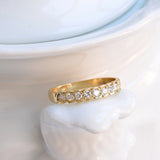 Vintage diamond band ring