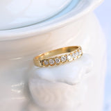 Vintage diamond band ring