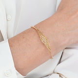 Art deco bangle bracelet