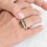 Vintage sapphire and diamonds