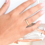 Vintage diamond band ring