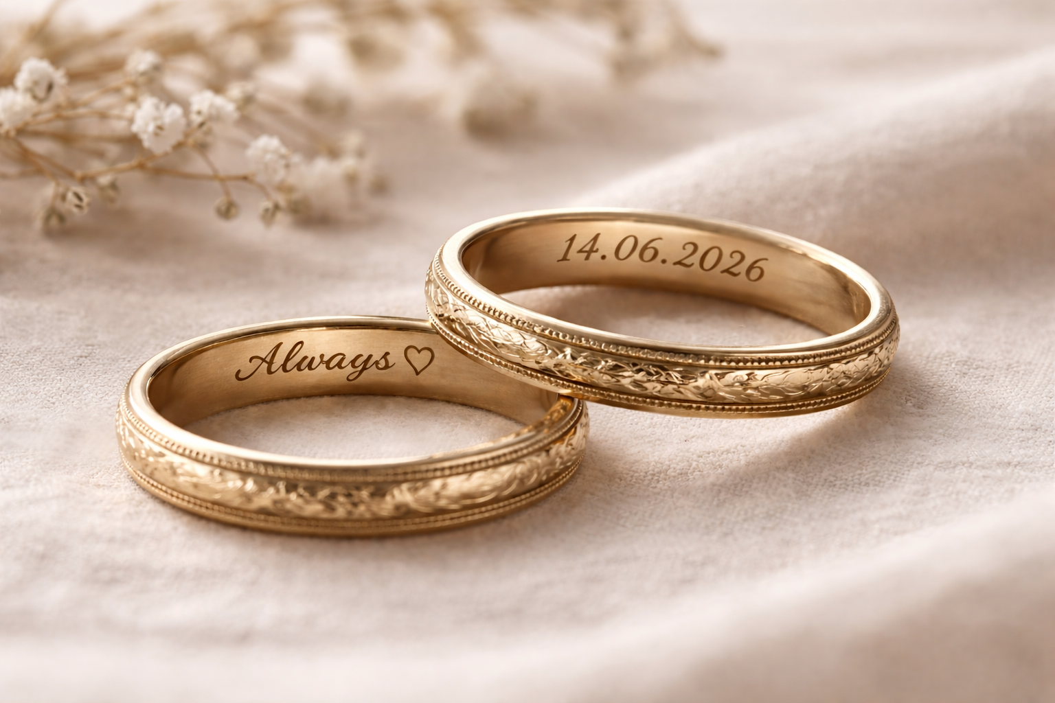 The Best Phrases to Engrave on Wedding Bands