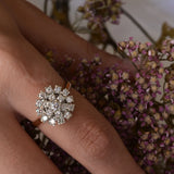 Diamond Ring Flower Shape