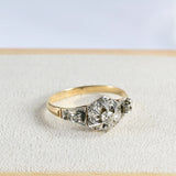 Art Deco Ring with Diamonds