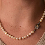 Art Deco Akoya Pearl Necklace