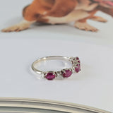 Bague Rubis Et Diamants 