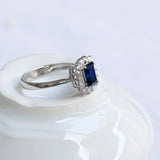 Vintage sapphire rosette