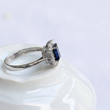 Vintage sapphire rosette