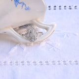 Bague en diamant de style Art déco vintage