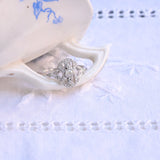 Bague en diamant de style Art déco vintage