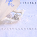 Bague en diamant de style Art déco vintage