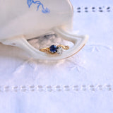 Art Deco Toi et Moi ring