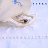 Art Deco Toi et Moi ring