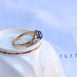 Vintage sapphire and diamond ring