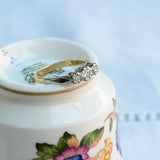 Vintage triplet ring