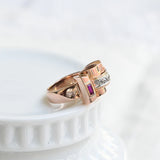 Vintage Chevalier diamond ring