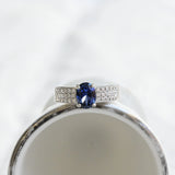 Sapphire and Diamond ring