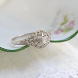 Vintage diamond solitaire ring