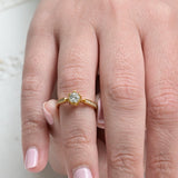 Vintage solitaire ring