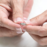 Art deco triplet ring