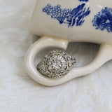 Antique diamond cocktail ring