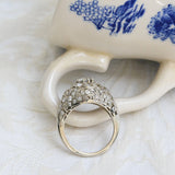 Antique diamond cocktail ring