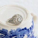 Antique diamond cocktail ring